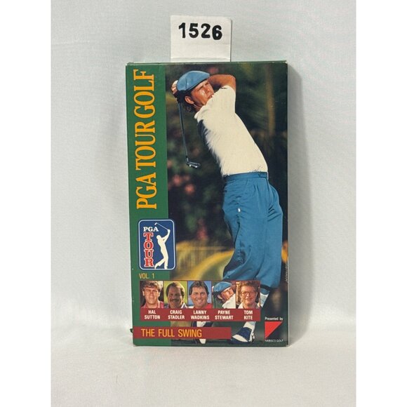 PGA Tour Golf The Full Swing VHS Movie VCR Video Volume 1 RARE Payne Stewart - Picture 1 of 16